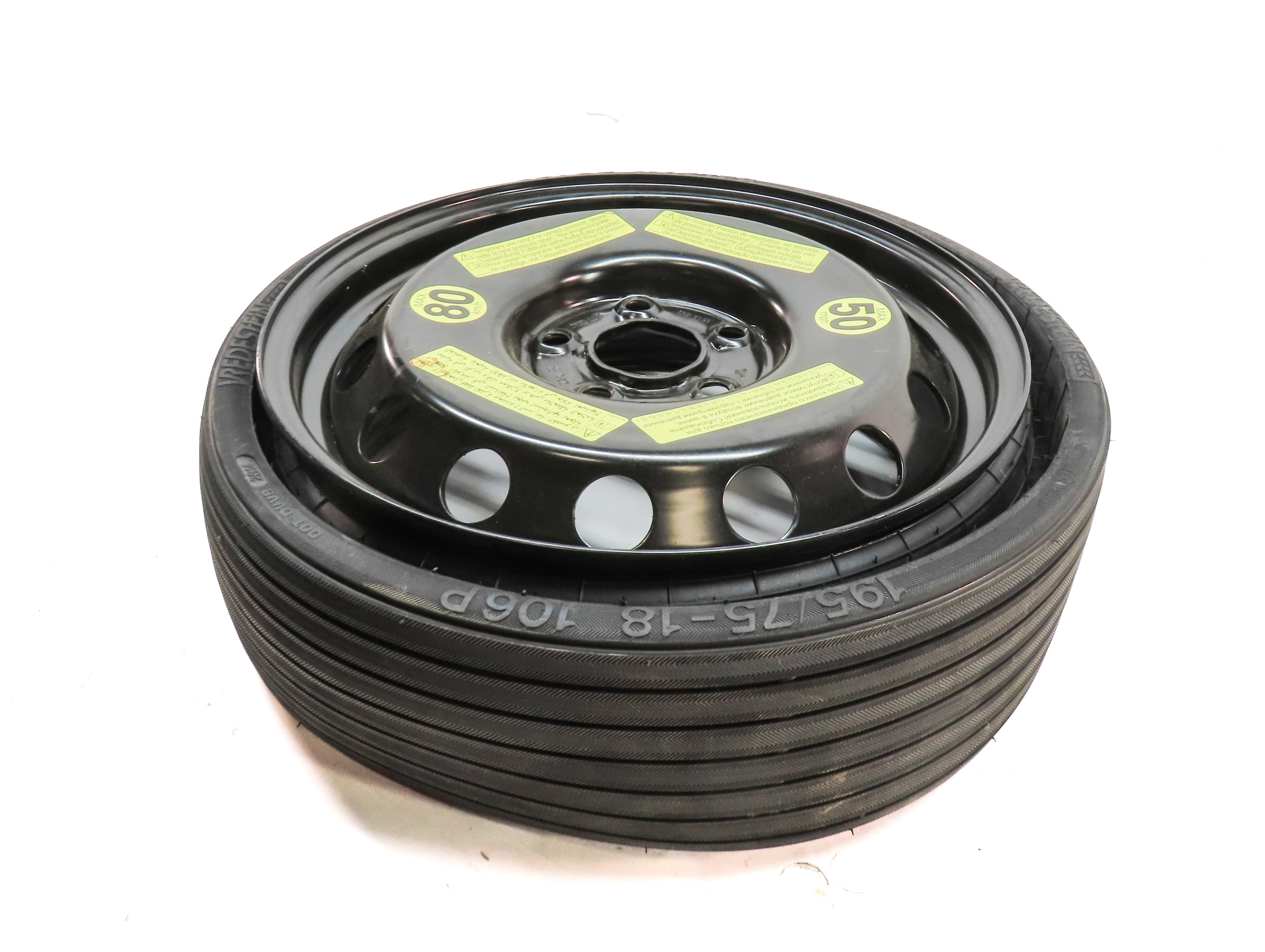 2004-2017 VW TOUAREG AUDI Q7 (4L) 18x6-1/2 COLLAPSIBLE SPARE TIRE WHEEL RIM — exact item pictured